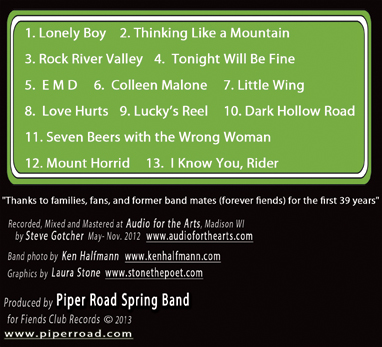 40 CD Back Cover